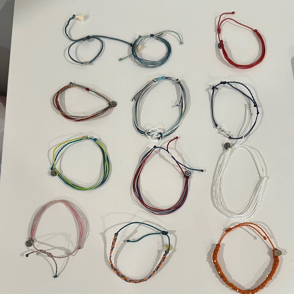 Pura Vida bracelet set of 12 + more